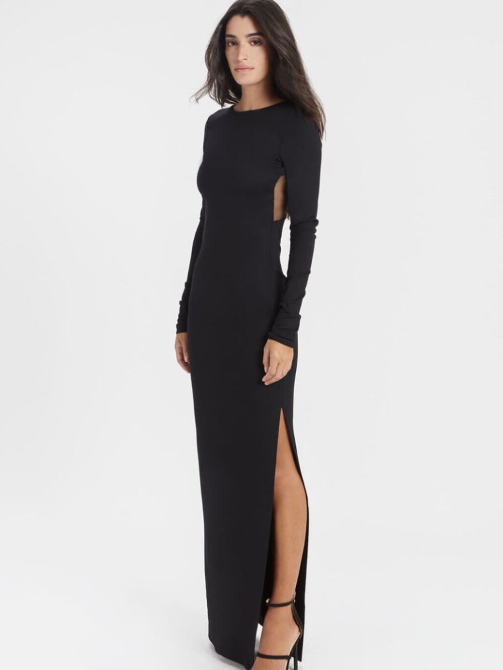 Marcella Roxanne Long Sleeve Ponte Gown sz XL